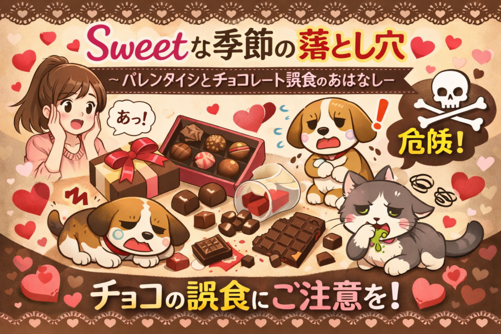 Sweetな季節の落とし穴 ― バレンタインとチョコレート誤食のおはなし