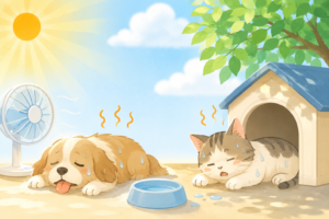 犬猫の熱中症にご注意ください！