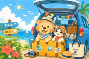 愛犬・愛猫と楽しむ夏のおでかけ！安全に過ごすためのポイント